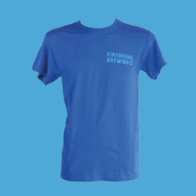 Load image into Gallery viewer, Firebrand Blue Surfing Bird T-Shirt
