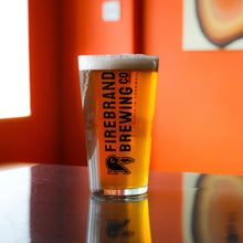 Load image into Gallery viewer, Branded Half Pint Glass
